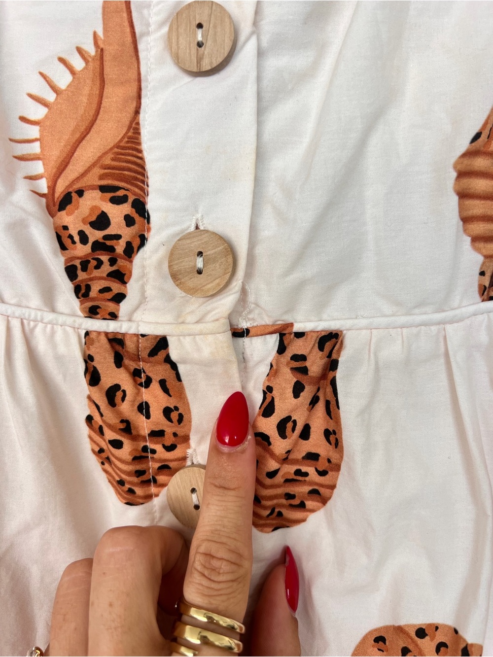 Farm Rio Leopard Shell Midi Dress - Picture 7 of 14